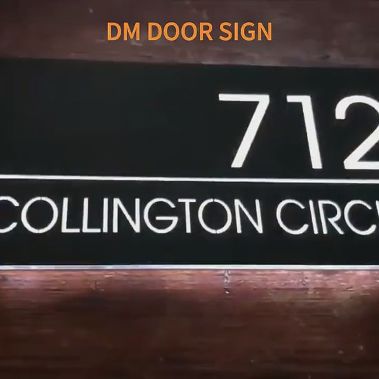 illuminated door number signs on yinanda